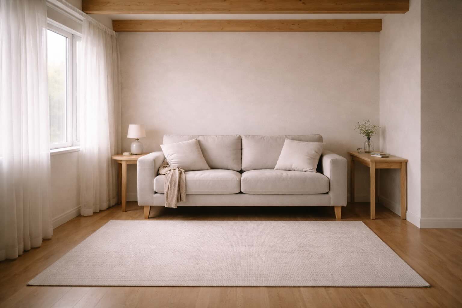 40代男性のスキンケアとの向き合い方を静かに伝える、落ち着いた室内のイメージ